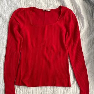 Everlane Square Neck Knit Top